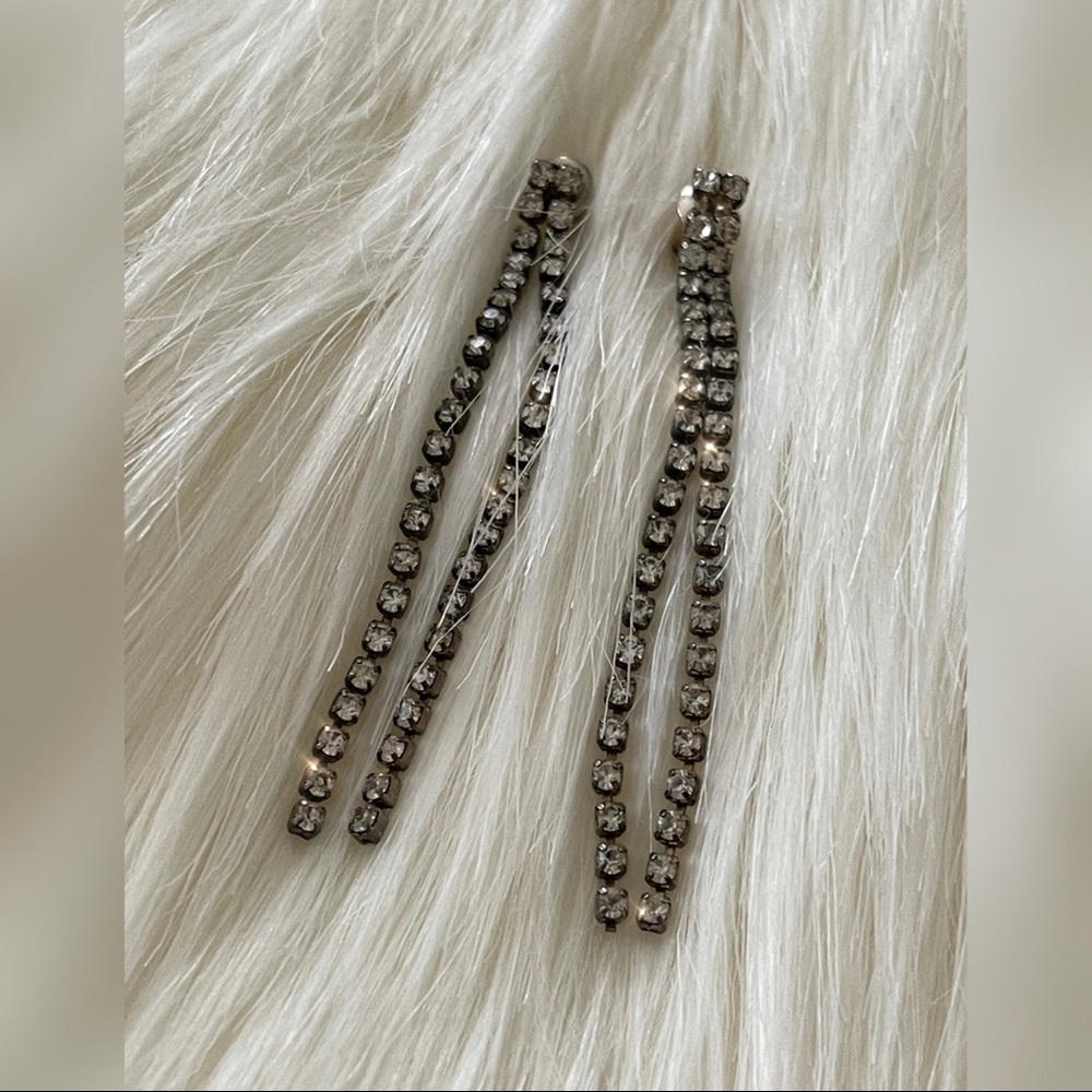 Dangle Rhinestone Earrings